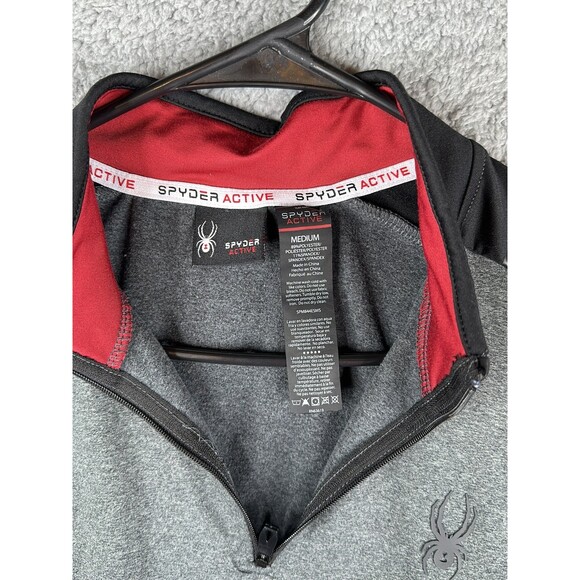 Spyder Active long sleeve 1/4 zip size medium - Picture 5 of 8